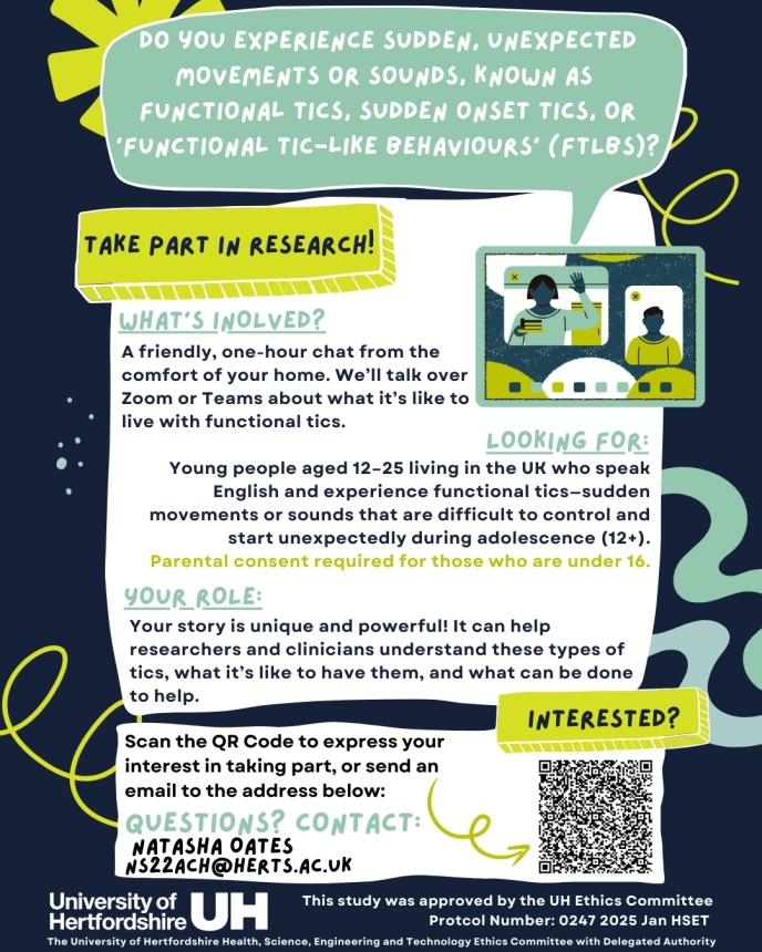 Functional Tic-Like Behaviours: Towards an Understanding of Young Peoples' Experiences