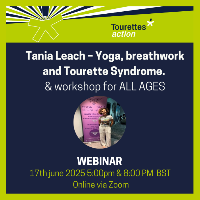 Webinar - Yoga, breathwork & Tourette syndrome