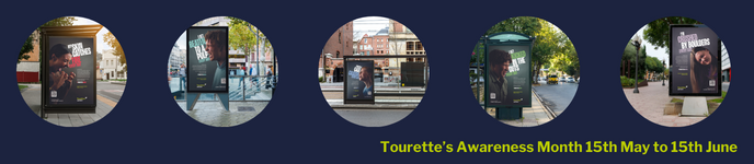 Where to see our #TourettesHurts posters